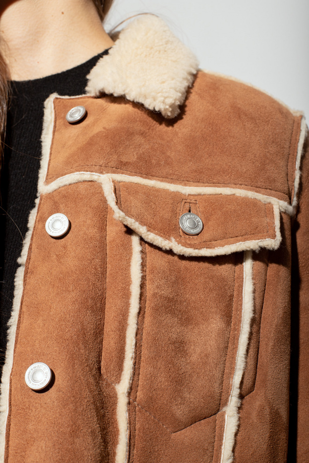 Long trailsman shearling outlet jacket